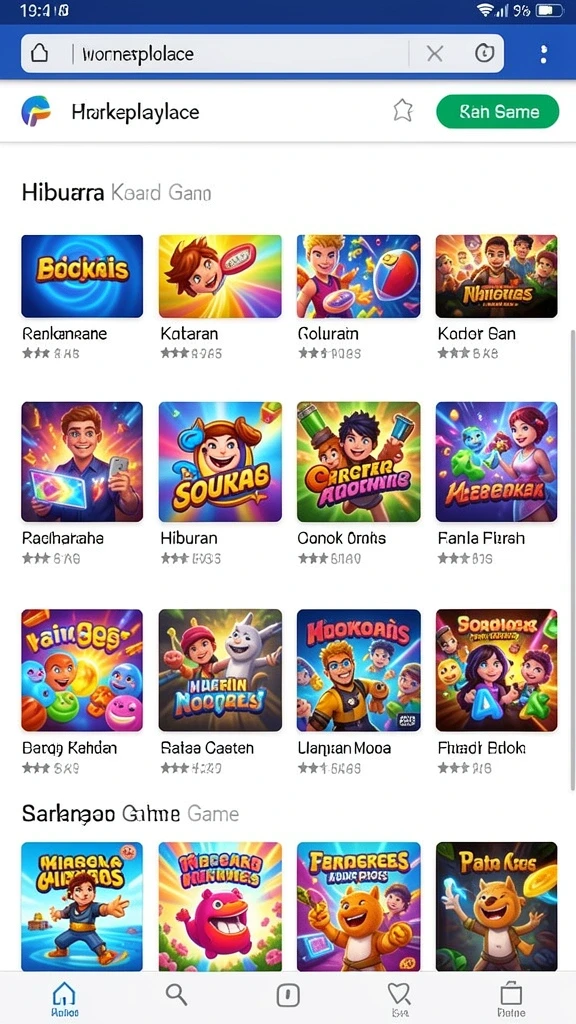988spin - Menu pengaturan yang mudah diakses dan intuitif.