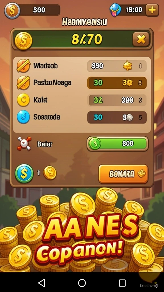 domtoto - Screenshot permainan yang seru dan mendebarkan.