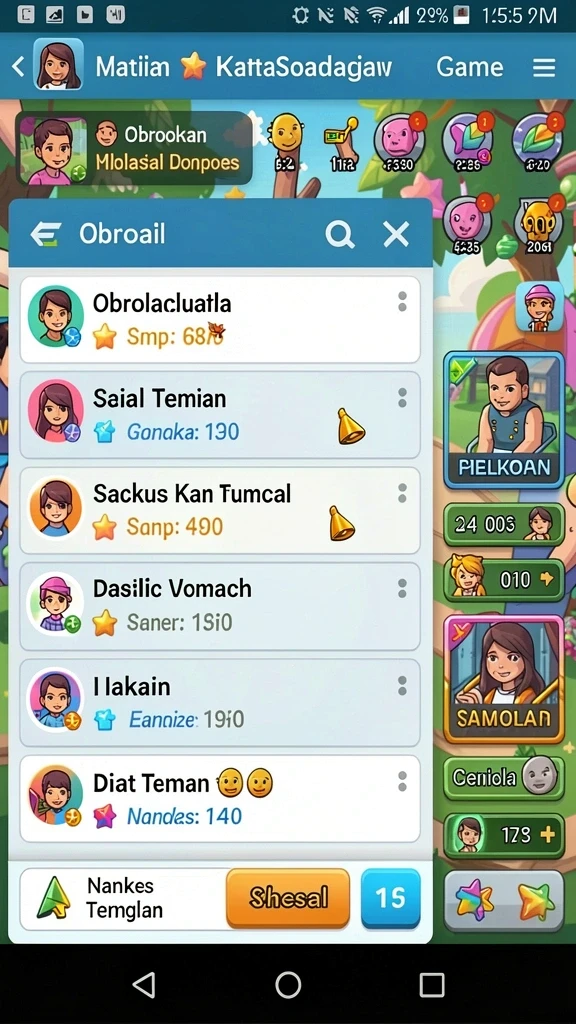 jktgame - Tangkapan layar menunjukkan aksi seru dalam permainan.
