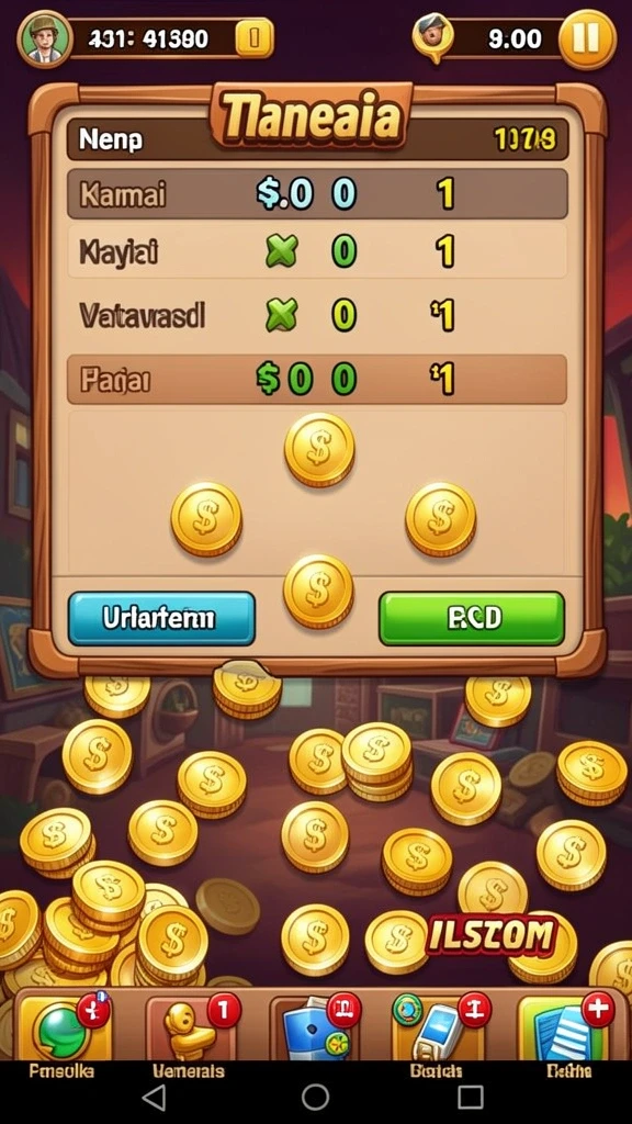 oristoto - Menunjukkan level dengan latar belakang yang epik dan menawan.