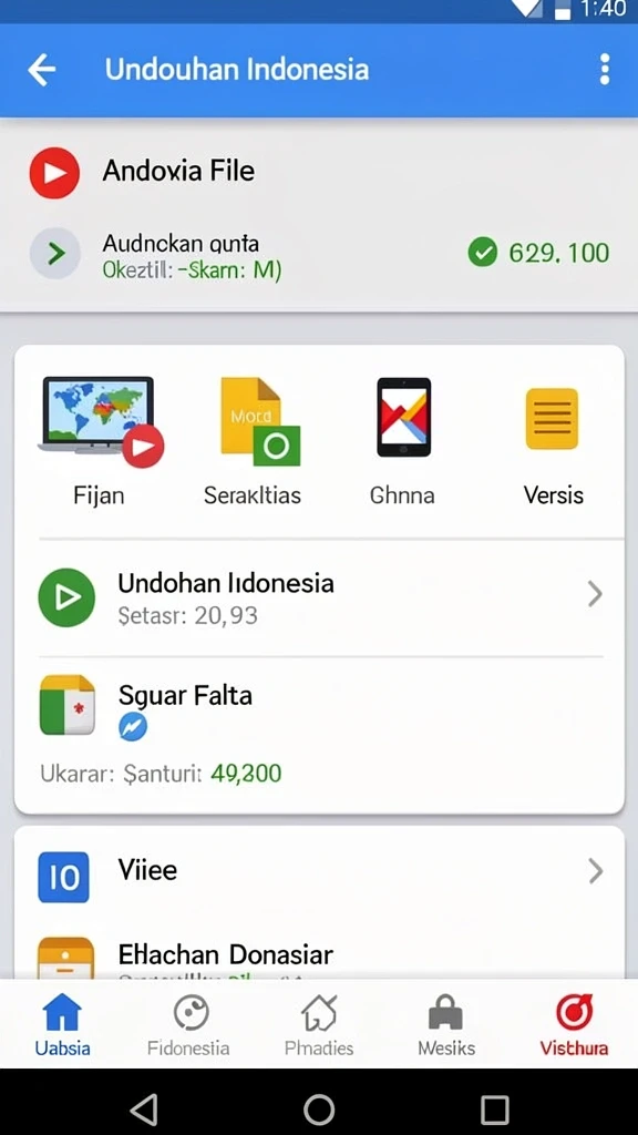 serubet - Tampilan antar muka yang mudah digunakan.