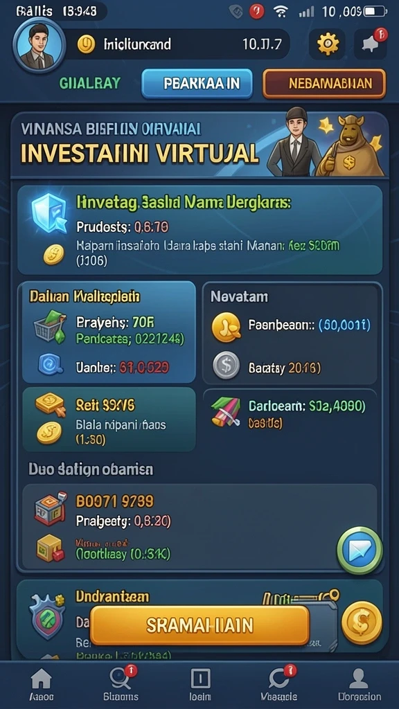 svip5 - Menu karakter dengan pilihan yang beragam.